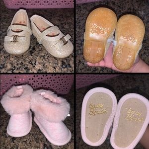 ***2 PAIRS*** Cute (NB) booty and flat shoes!